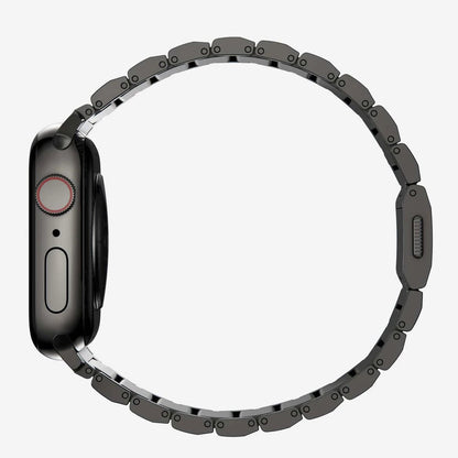 Apple Watch Titanium Band - Polished Gray, Magnetic | Elegant