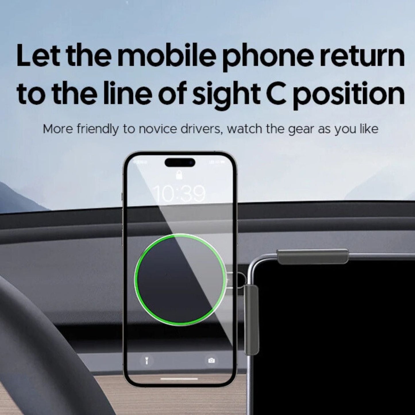Tesla MagSafe Car Charger - Wireless, Fast | Clean Cabin