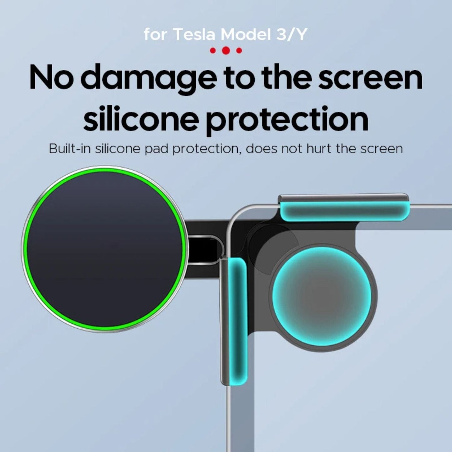 Tesla MagSafe Car Charger - Wireless, Fast | Clean Cabin