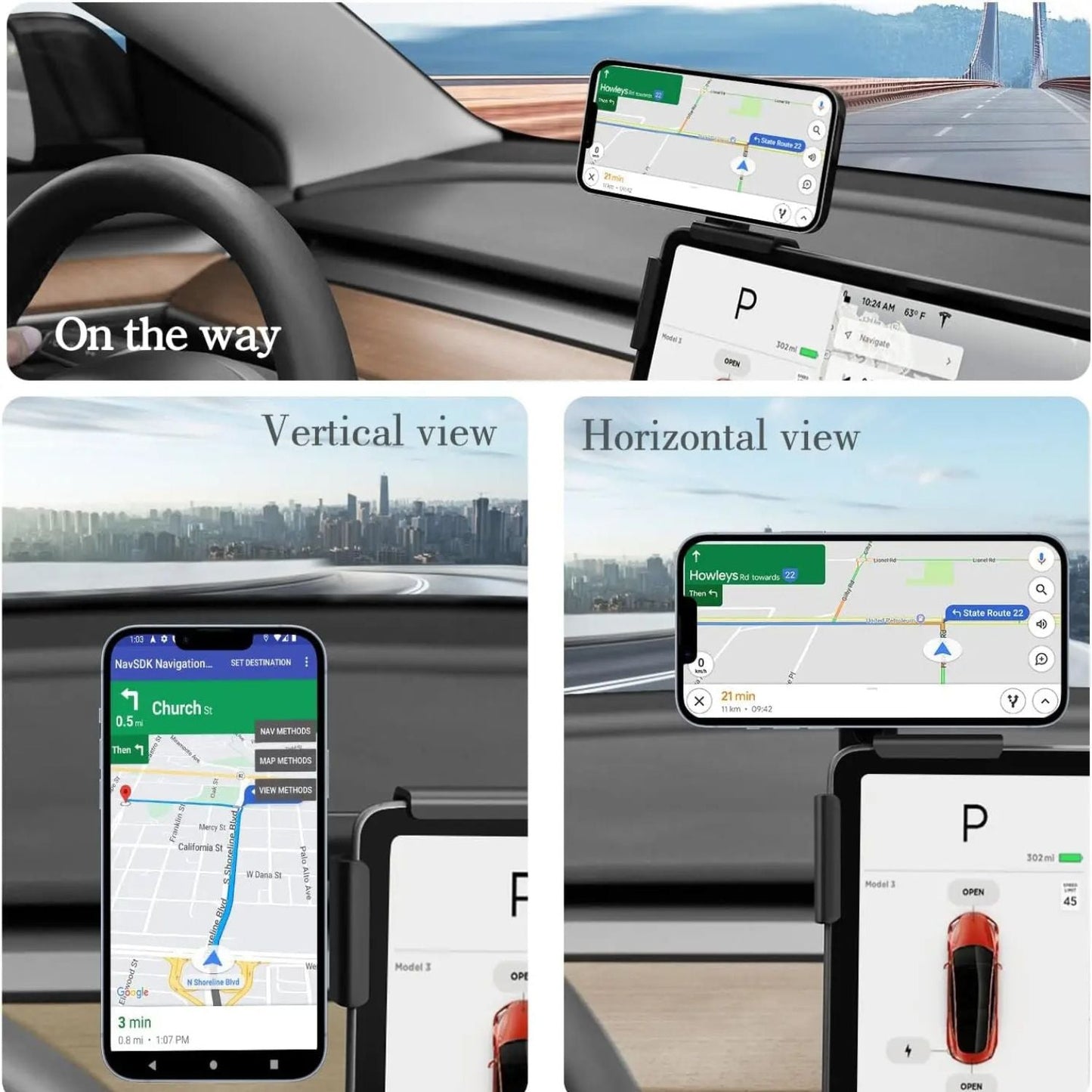 Tesla MagSafe Car Charger - Wireless, Fast | Clean Cabin