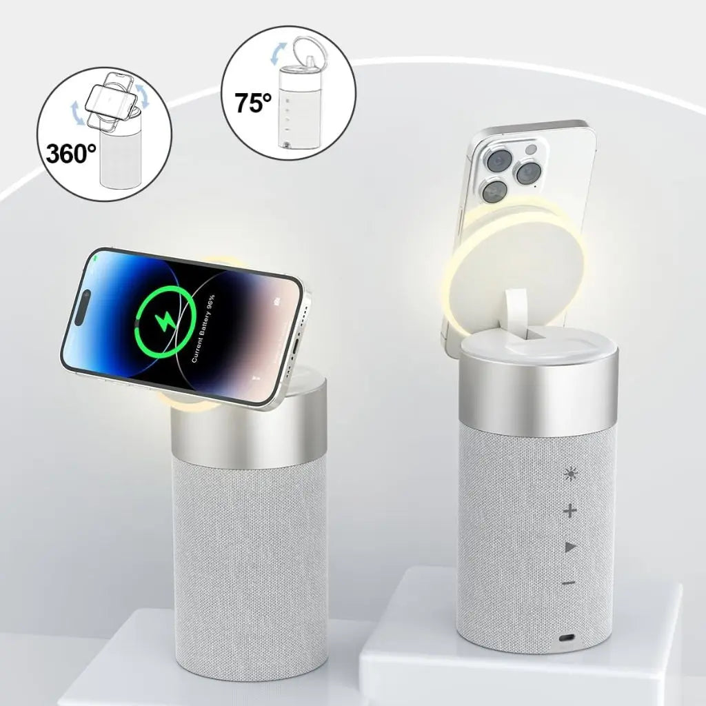 MagSafe Speaker Charger - Wireless Charging & Audio | Portable