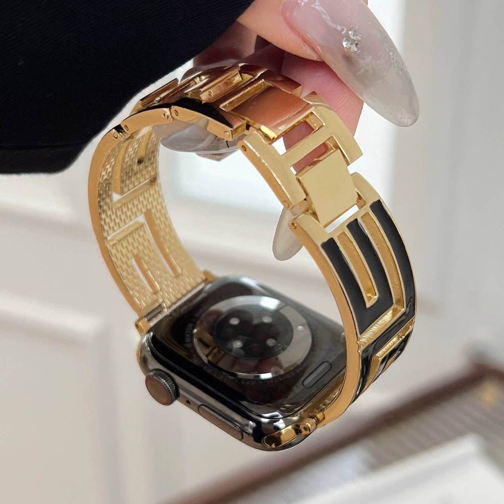 Apple Watch Band - Gold Stainless Steel | Elegant