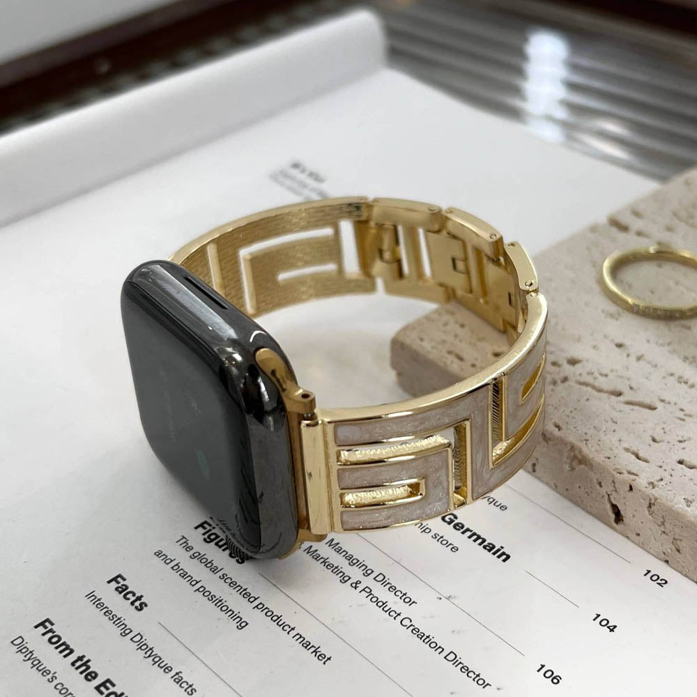 Apple Watch Band - Gold Stainless Steel | Elegant