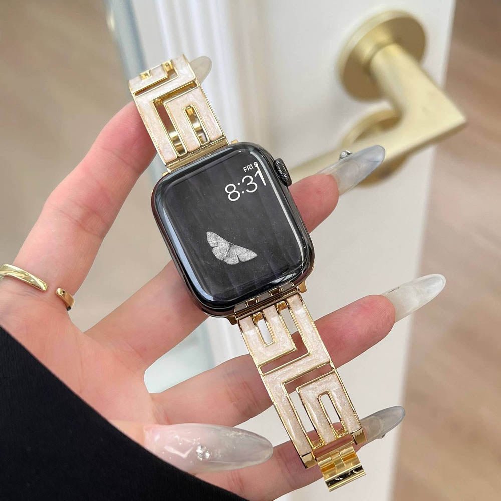 Apple Watch Band - Gold Stainless Steel | Elegant